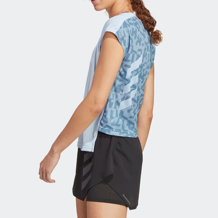 Adidas Terrex Agravic Pro T Shirt Women's Light Pink Blue-3