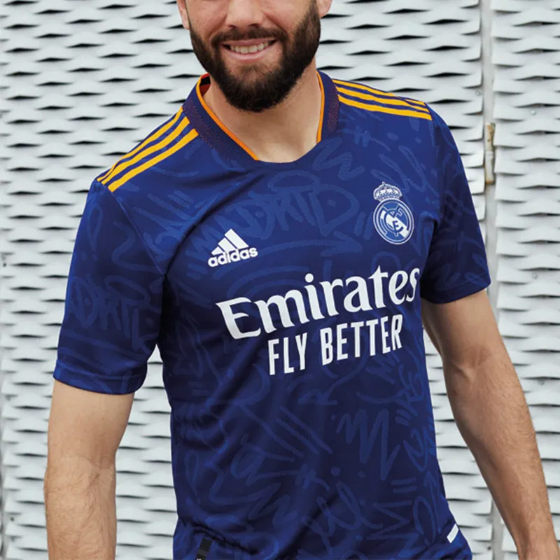 Adidas Soccer Jersey Men's Blue-7