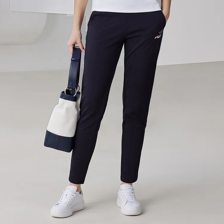 FILA Knitted Sweatpants Women's Legend Blue-4