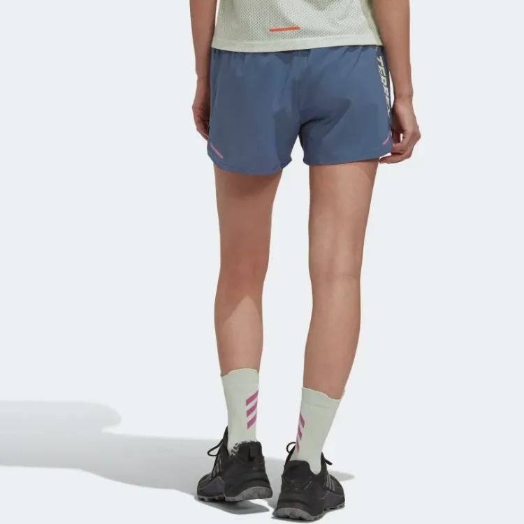 Adidas D4T Sports Shorts Women's Blue Gray-2