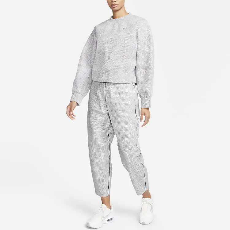 Nike Knitted Sweatpants Women's Light Smoke Gray-4