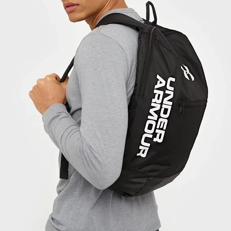 Under Armour Polyester Backpack Regular Unisex Black-1