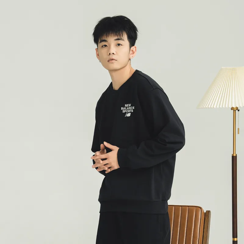 New Balance Sweatshirt Unisex Black-5