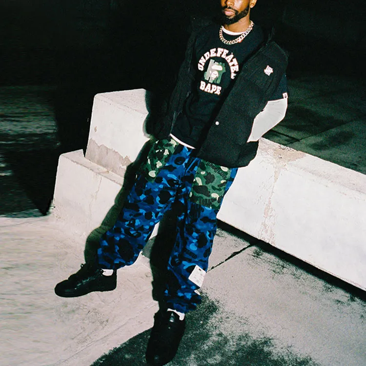 A Bathing Ape X UNDEFEATED Knitted Sweatpants Unisex-2