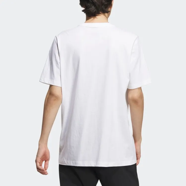 Adidas Set in Sleeve T Shirt Men's White-2