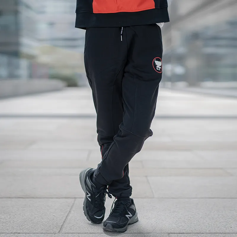 Clubxxhh Casual Pants Unisex Black-3