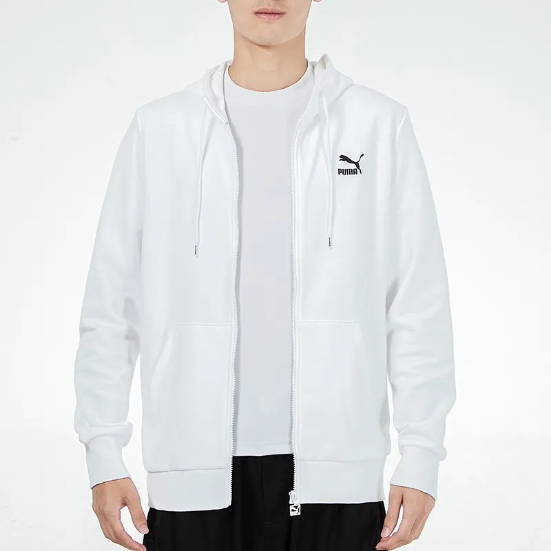 PUMA Jackets Men White-3