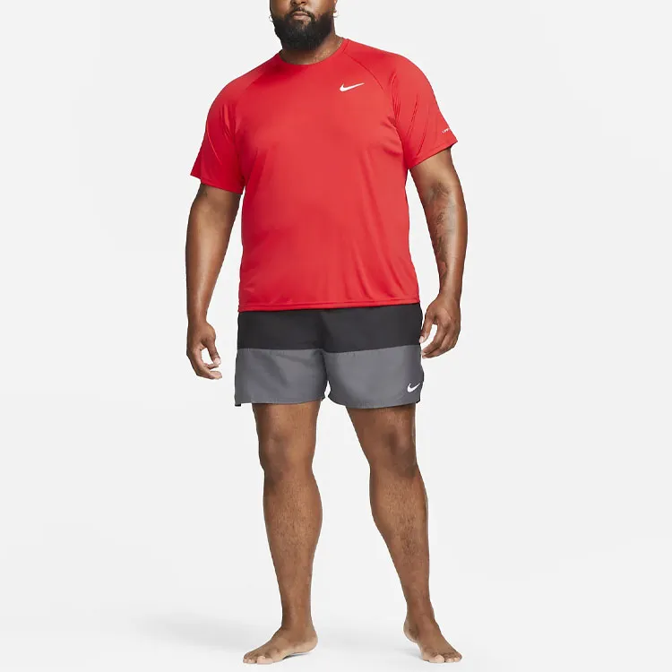 Nike Essential Dri FIT Men's Short Sleeve Swim Hydroguard Extended Size-2