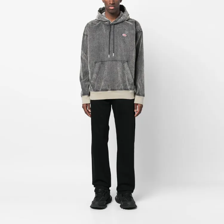 DIESEL OVAL D Series Sweatshirts Men Gray-2