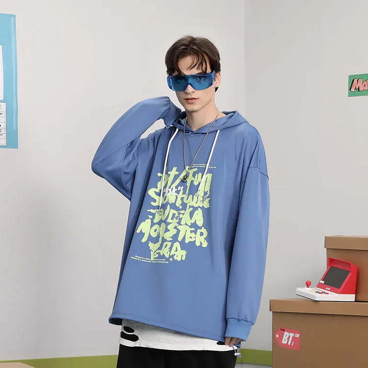 Bt Hooded Loose Fit Regular Sweatshirt Unisex-4