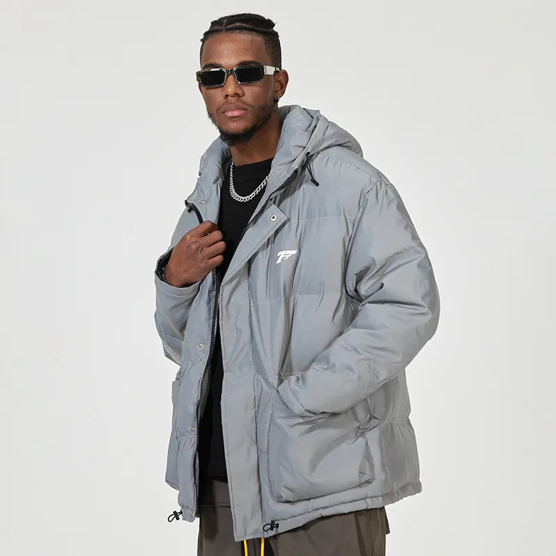 FORHUG Puffer Jacket Unisex Gray-7