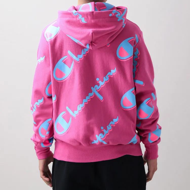 Champion Nba Hooded Regular Sweatshirt US Version Unisex Magenta-3