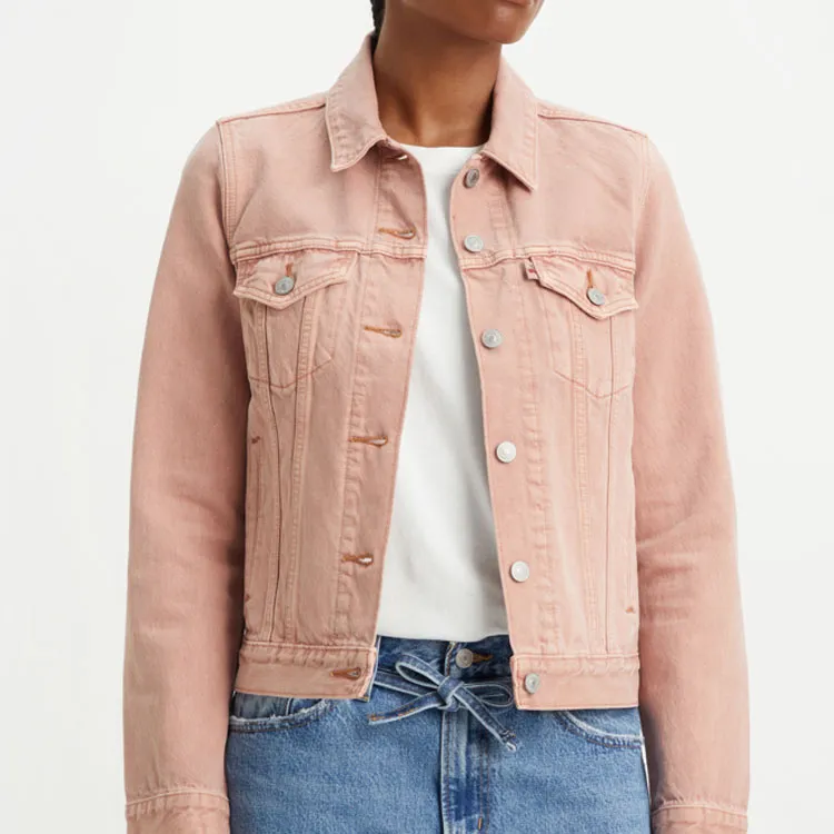 Levis Denim Jackets Women's Pink-2