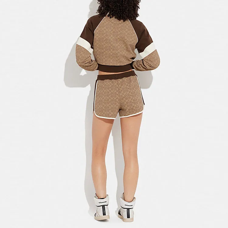 COACH Casual Shorts Women's Brown-2