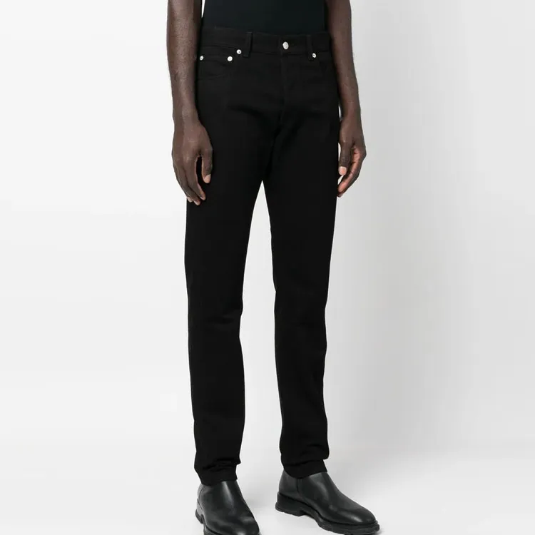 Alexander McQueen Straight leg Logo Jeans-3