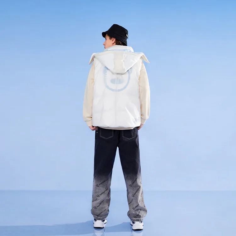 LAMLICKA Vests Unisex White-4