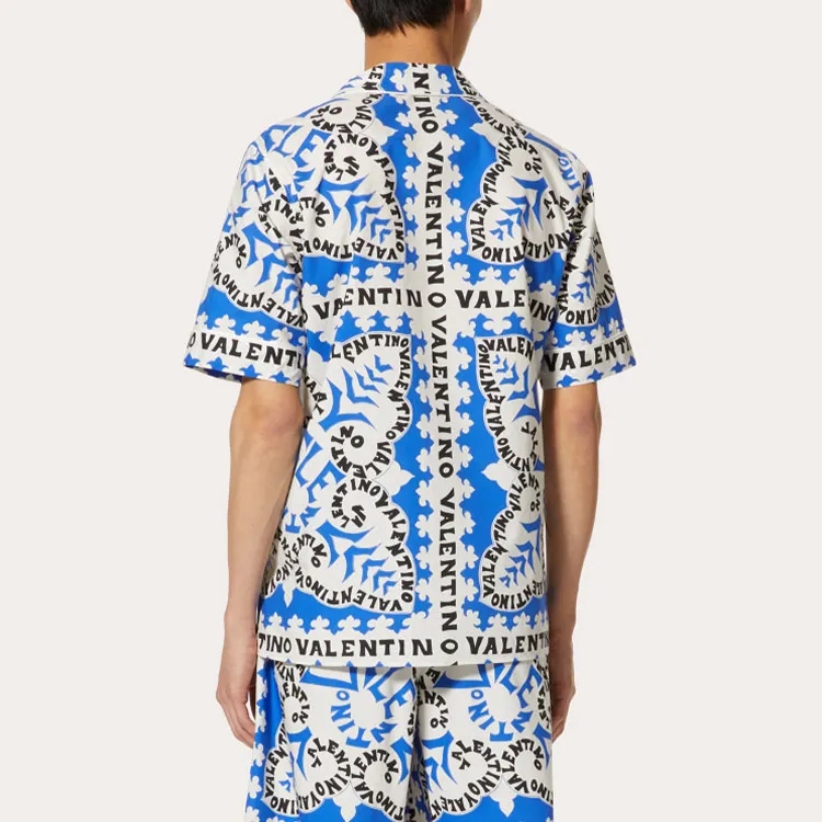 Valentino Shirts Men Blue-2