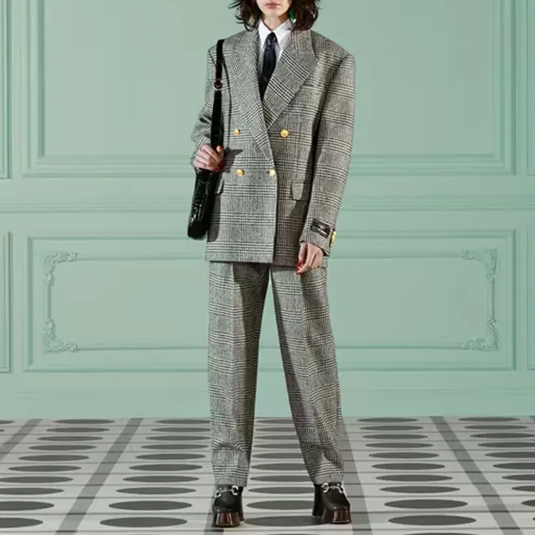GUCCI Prince Of Wales Check Jacket-2