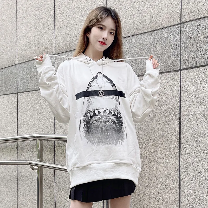 MIRACLE KILL Hooded Loose Fit Regular Sweatshirt Fall And Winter Spring Unisex-5