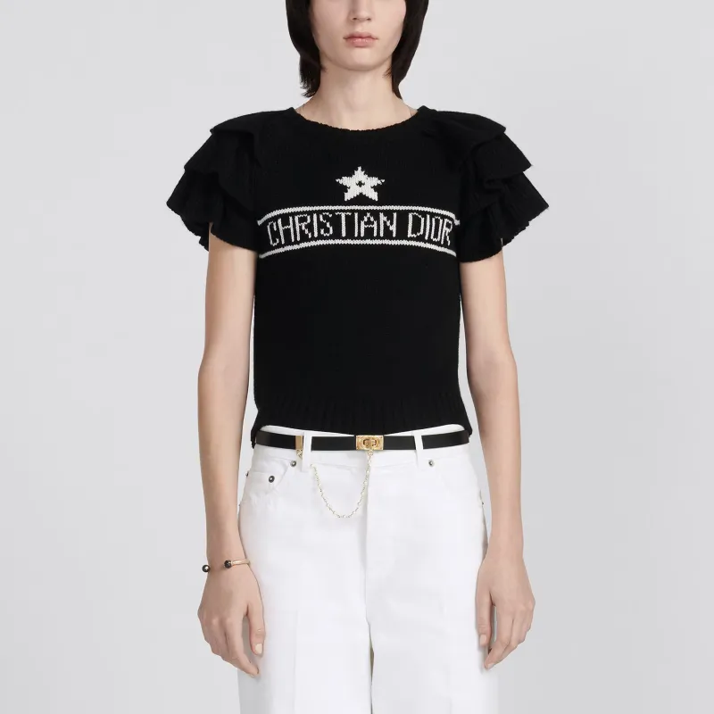 DIOR SS23 Cashmere Sweater Women's Black-2