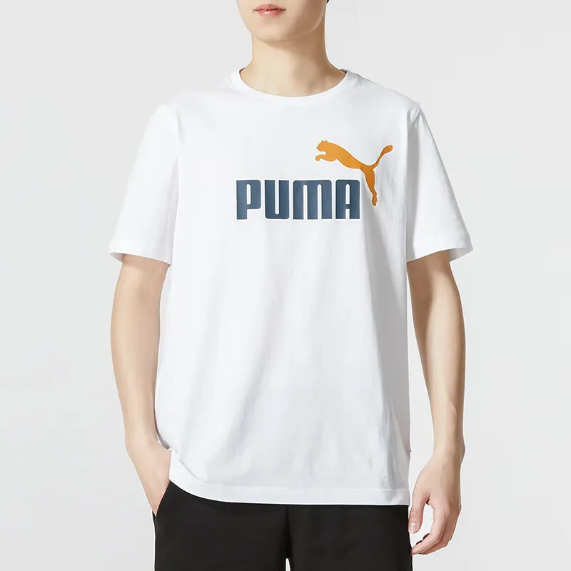 PUMA Drop Shoulder Sleeve T Shirt Men's White-1