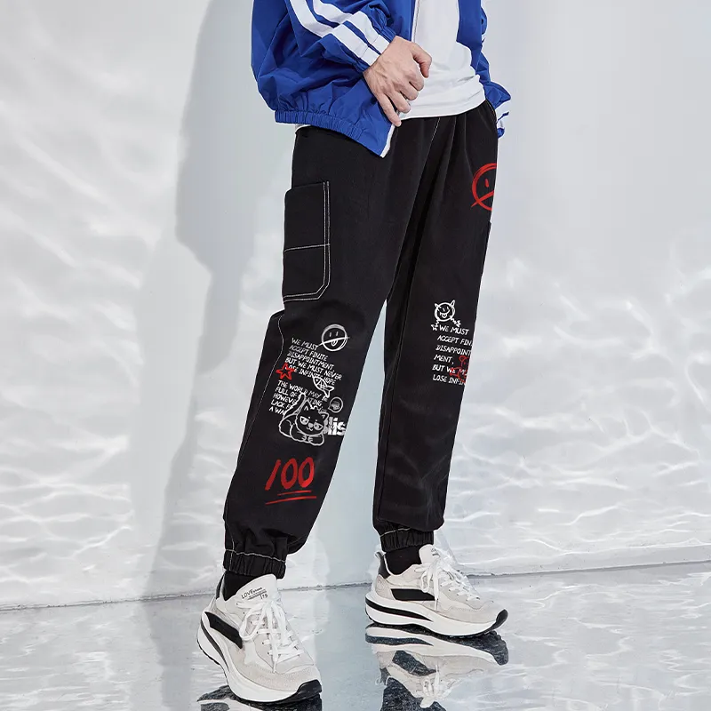 SANSYAS Jogger Jeans Unisex Black-5