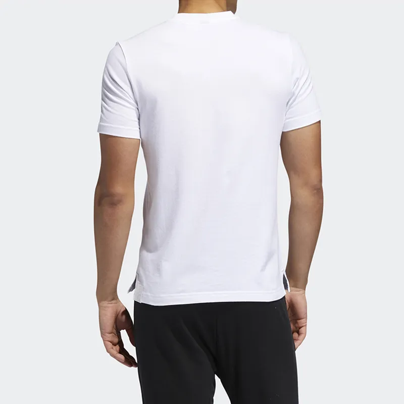 Adidas T Shirts Men White-3
