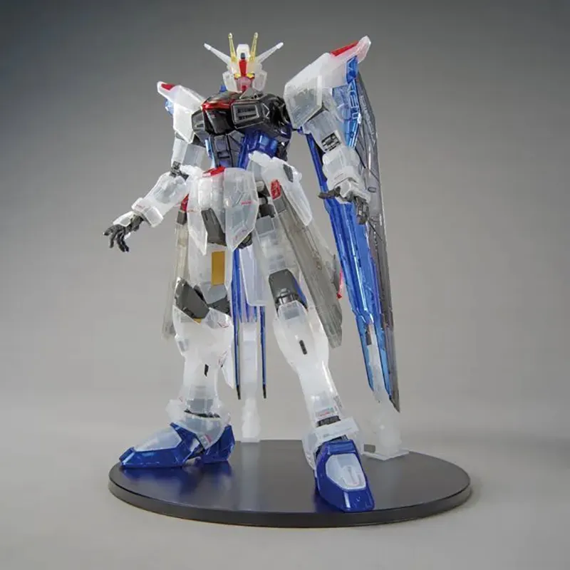 BANDAI FULLMECHANICS 1/100 Gundam Base Limited ZGMF X10A Freedom Gundam Ver.GCP Multicolor Transparent Hobby Model-1