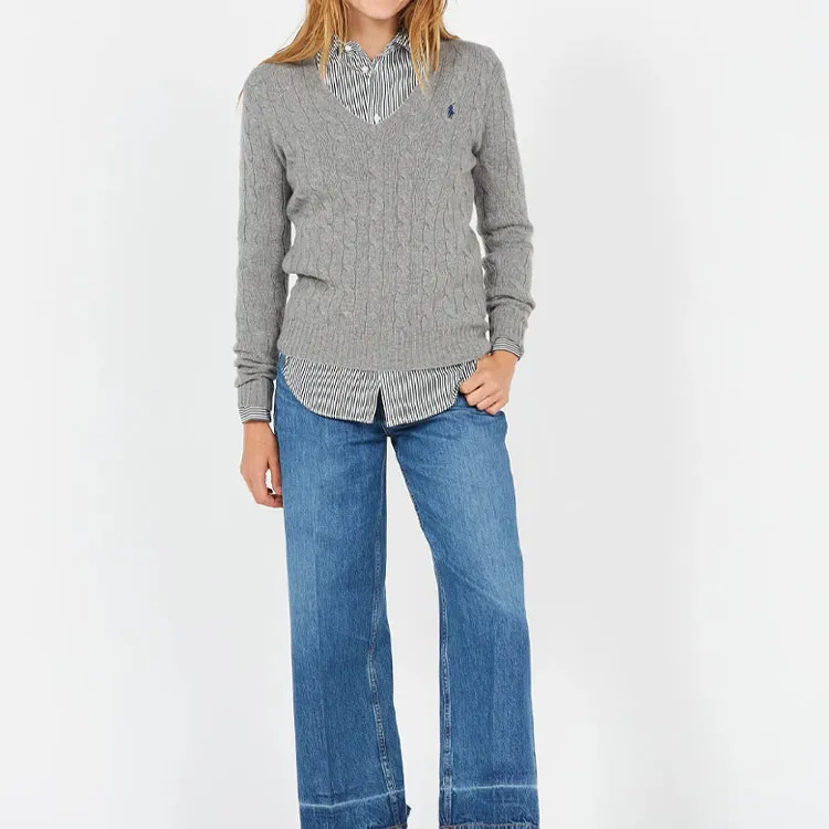 Polo Ralph Lauren Sweater Women's Light Gray-2