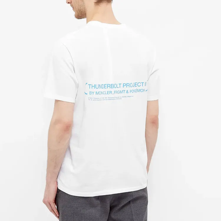 Fragment Design X Moncler T-Shirts Men White-2