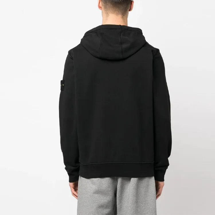 STONE ISLAND Logo Patch Drawstring Hoodie-3