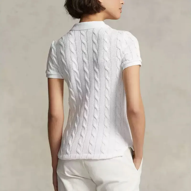 Polo Ralph Lauren FW22 Polo Shirt Women's White-3