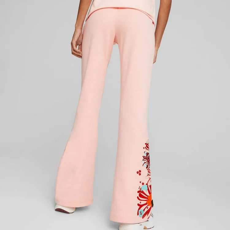 PUMA X Liberty Co-branded SS23 Casual Pants Women's Pink-4