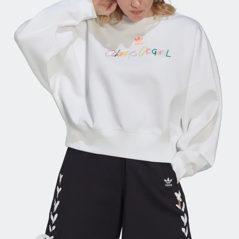 Adidas Originals Sweatshirts Unisex White-1