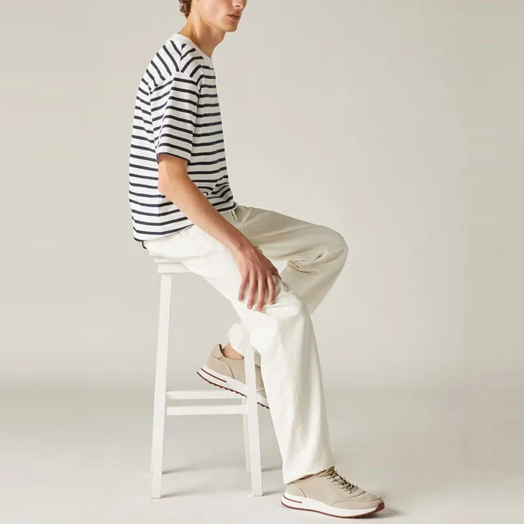 Loro Piana Striped Cotton T shirt-3