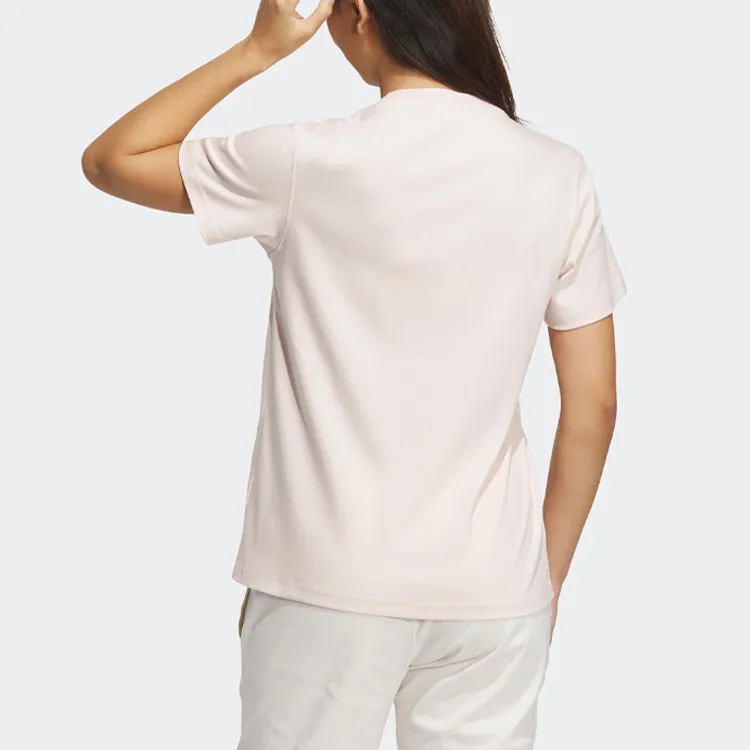Adidas Set in Sleeve T Shirt Women's Wonder Quartz-2