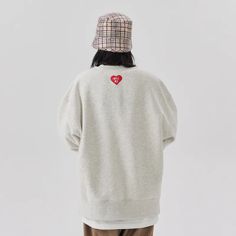 WELLME Sweatshirts Unisex Gray-2