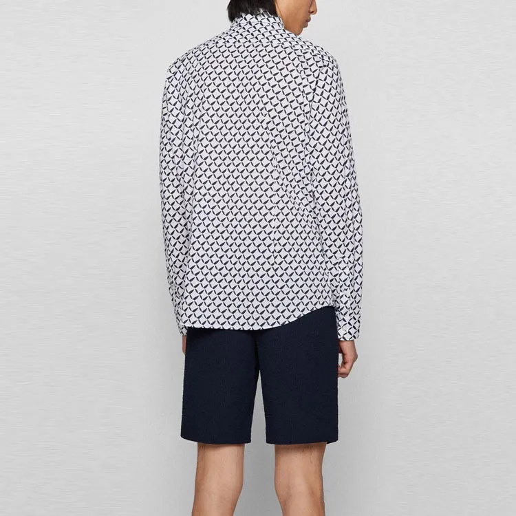 HUGO BOSS Shirts Men White-4