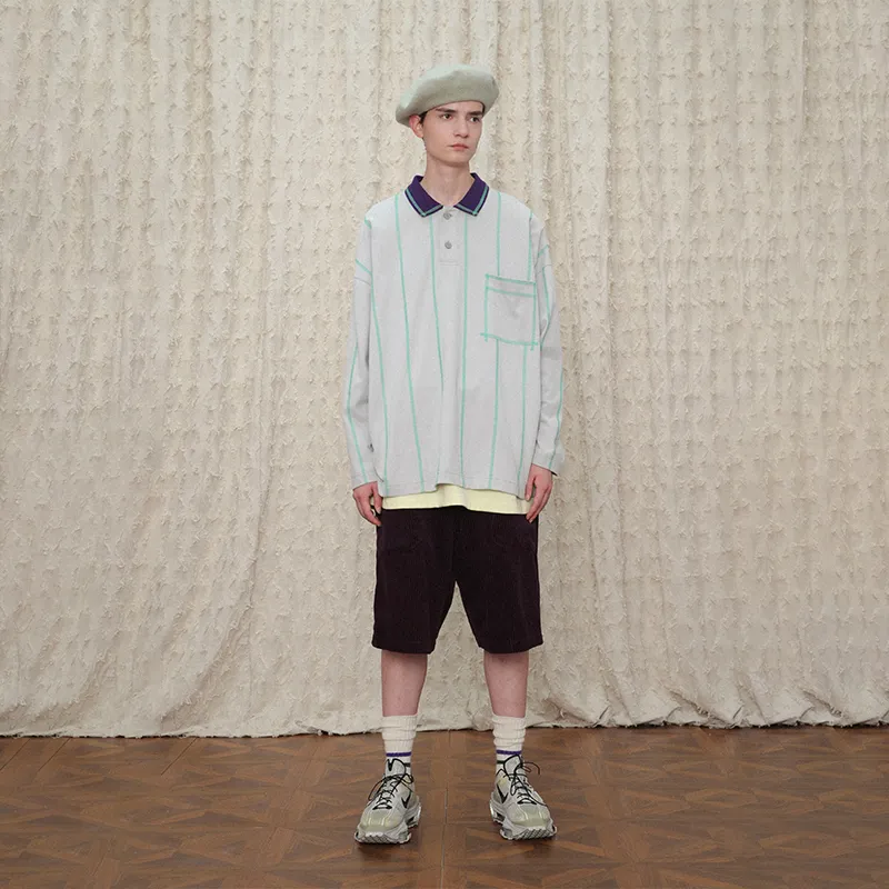 UNVESNO Polo Shirts Unisex Gray-2
