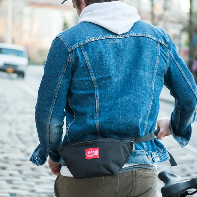 Manhattan Portage Polyamide Crossbody Bag Sling Bag Fanny Pack Regular Unisex Black/Pink-5