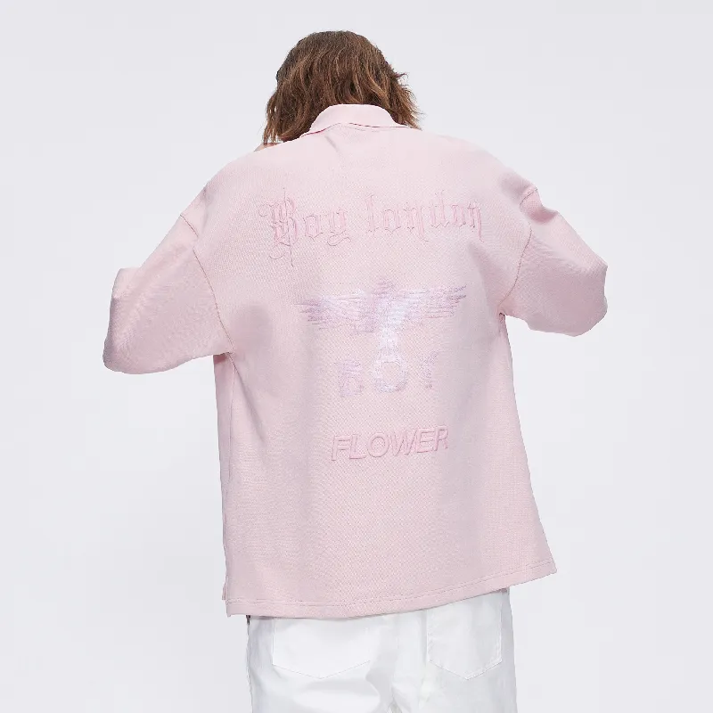 Boy London Polo Shirts Unisex Pink-3