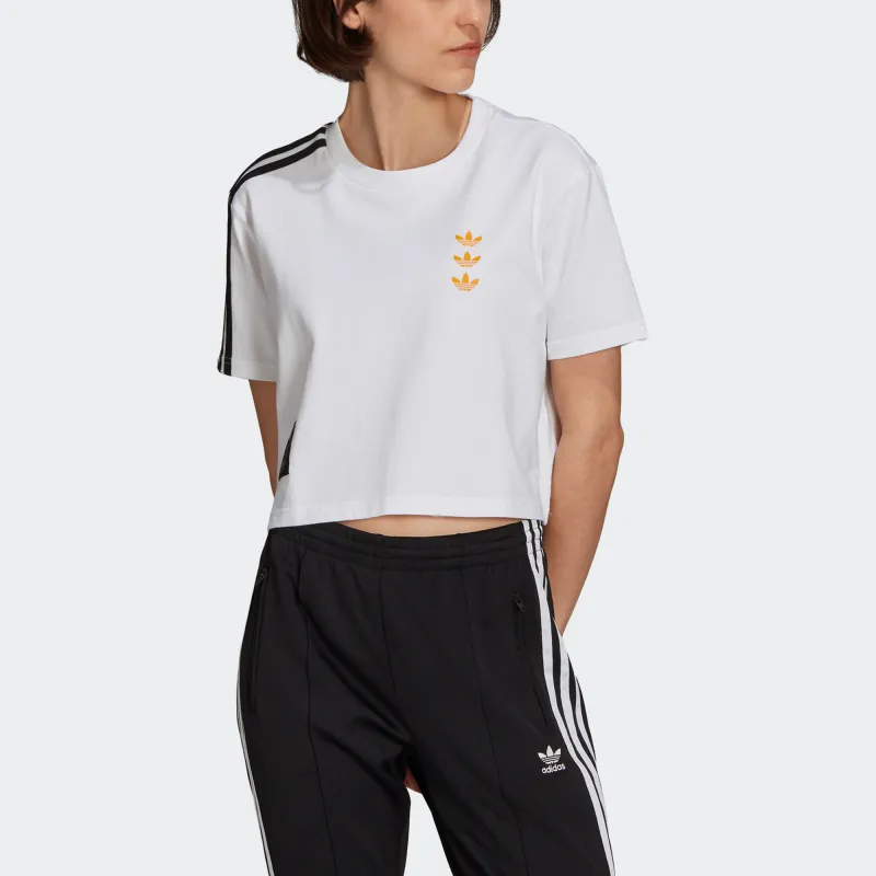Adidas Originals T Shirt Women's White-2