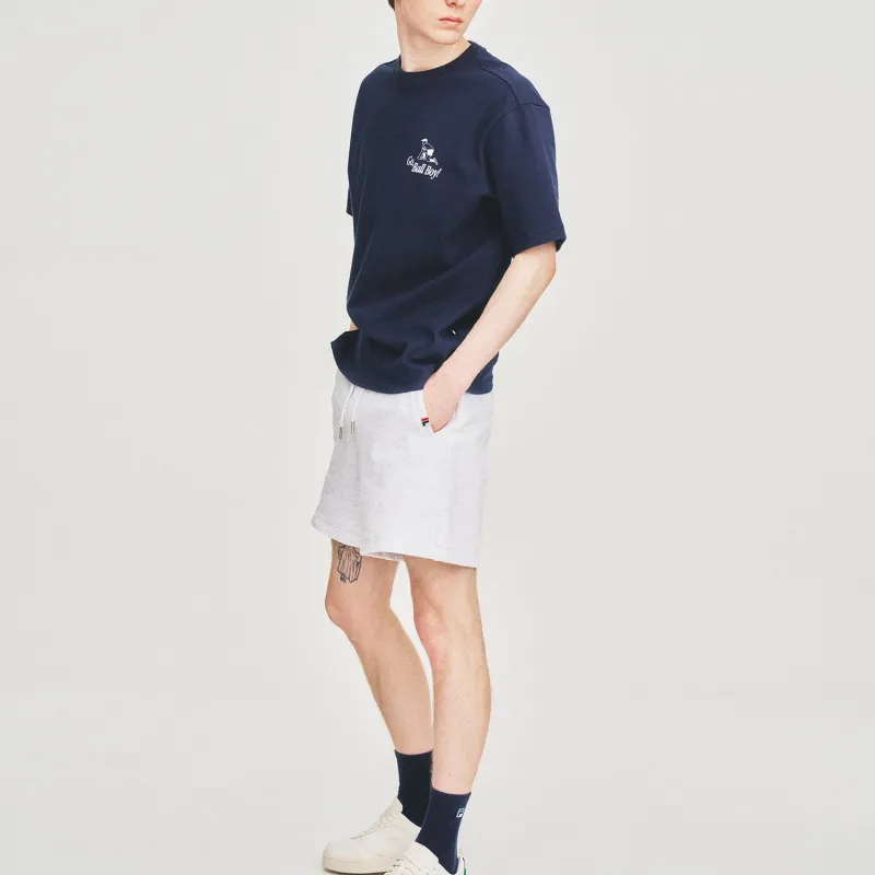 FILA T Shirts Unisex Marine Blue-4