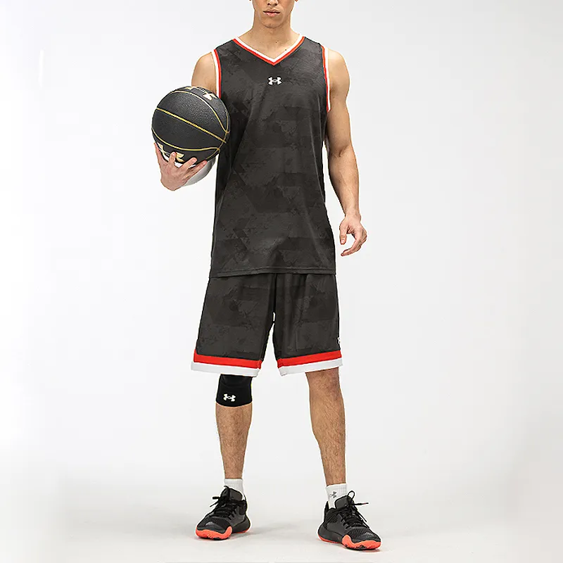 Under Armour Basketball Jerseys Men Black-2