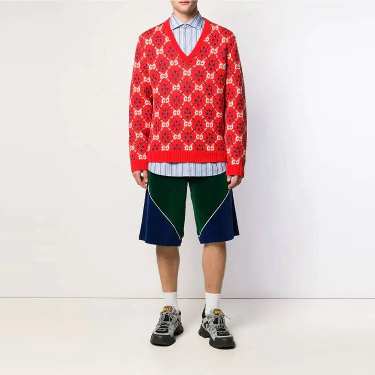 GUCCI Casual Shorts Men Green-1