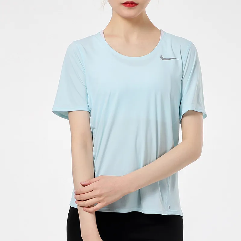 Nike Set in Sleeve T Shirt Women's Blue-2