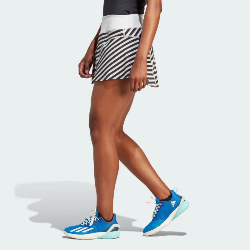 Adidas Casual Short Skirts Women's Black White-5
