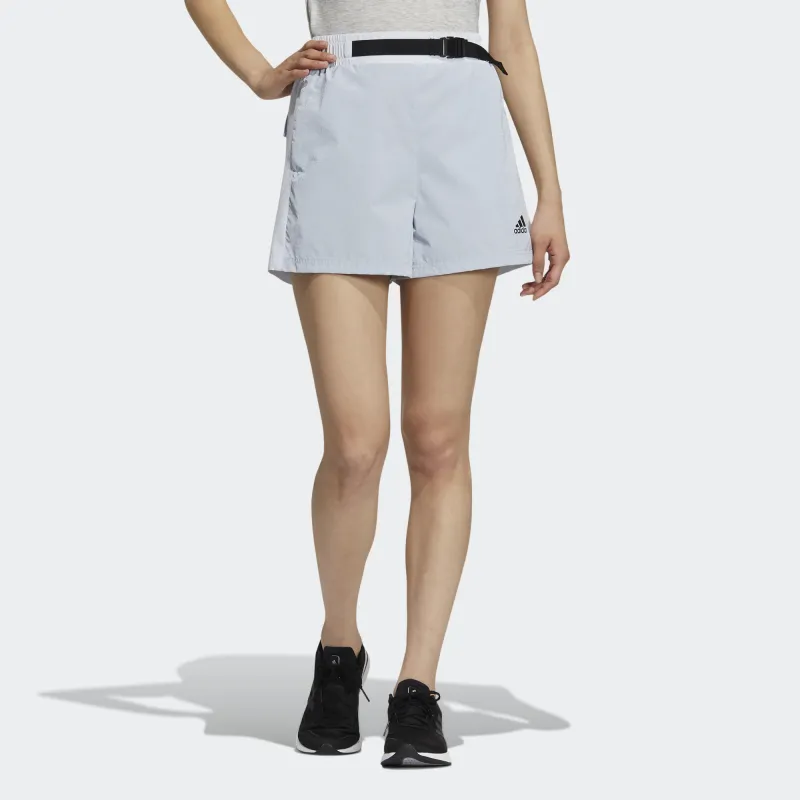 Adidas Casual Shorts Women's Light Blue-2