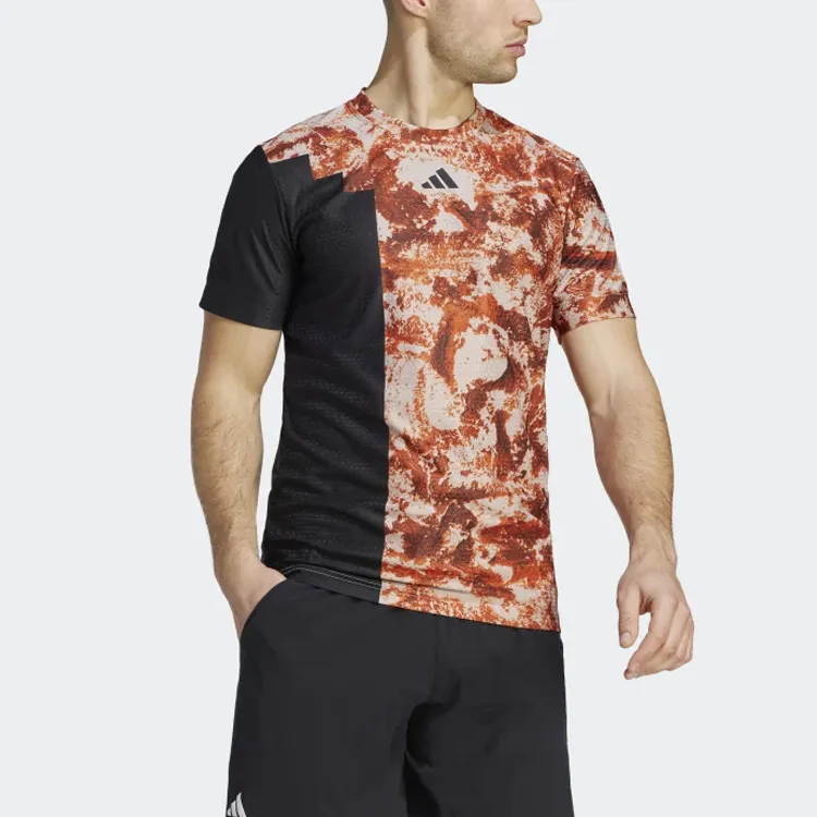 Adidas SS23 French Open Series T-Shirts Men Black-3