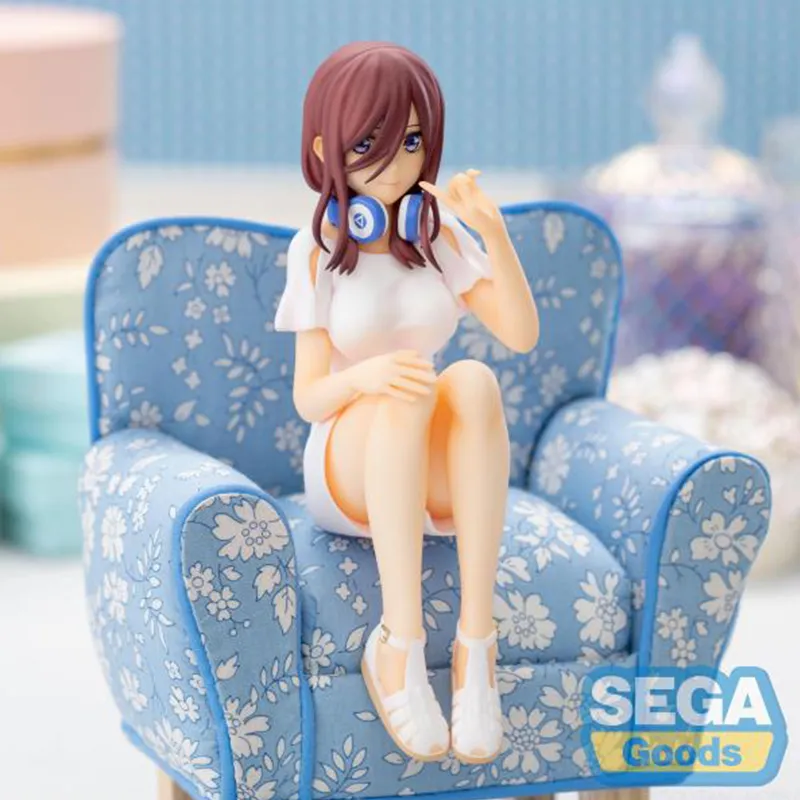 SEGA Miku Nakano The Quintessential Quintuplets Sitting Posture Bonus Gifts 15cm-1
